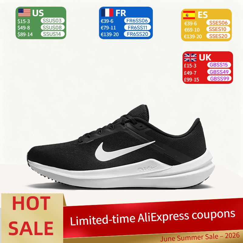 Men'S Shoes Nike Black - Nike Air Winflo 10 Men's Black/White