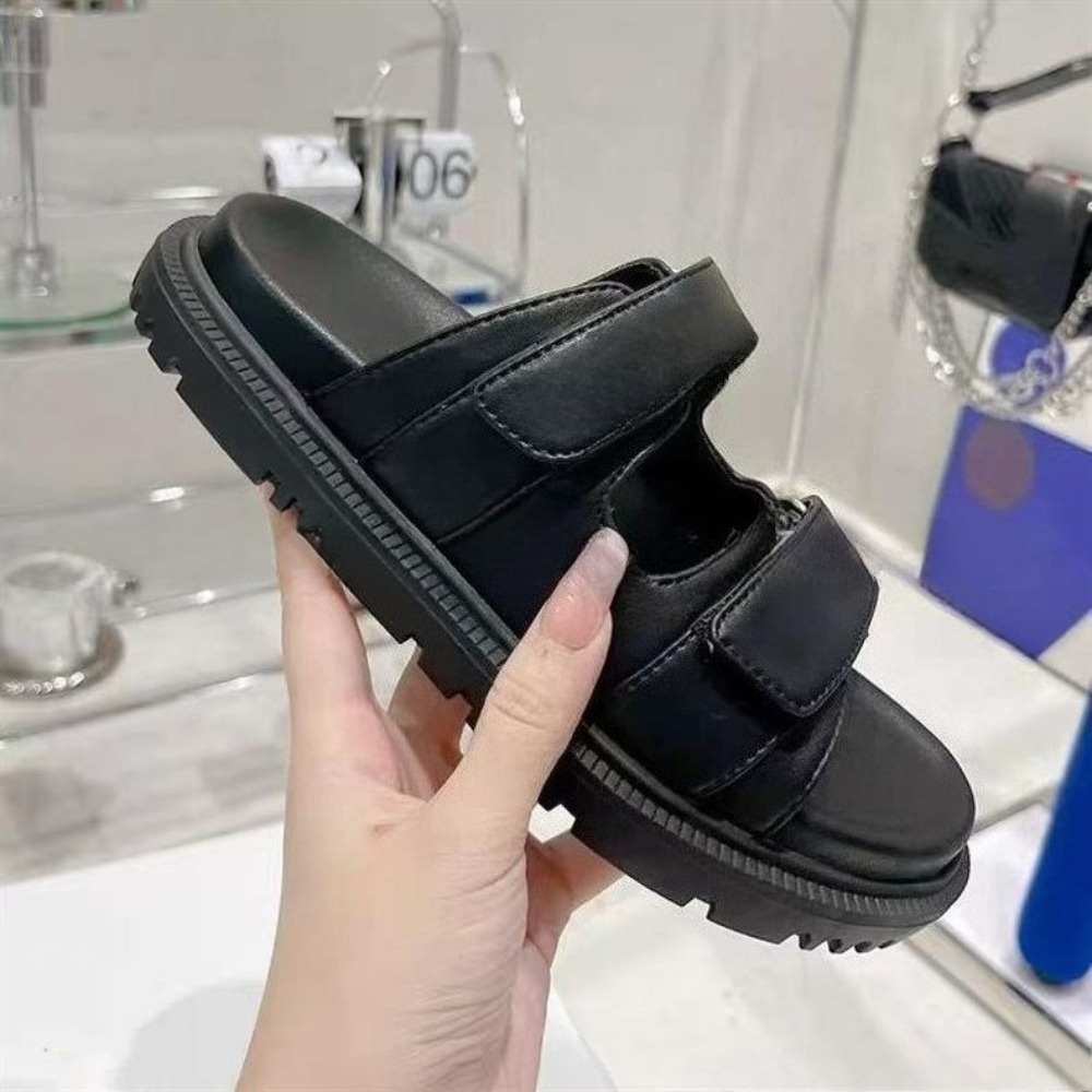 Velcro Strap Sandal - 2026 Spring Summer New Women's Letter
