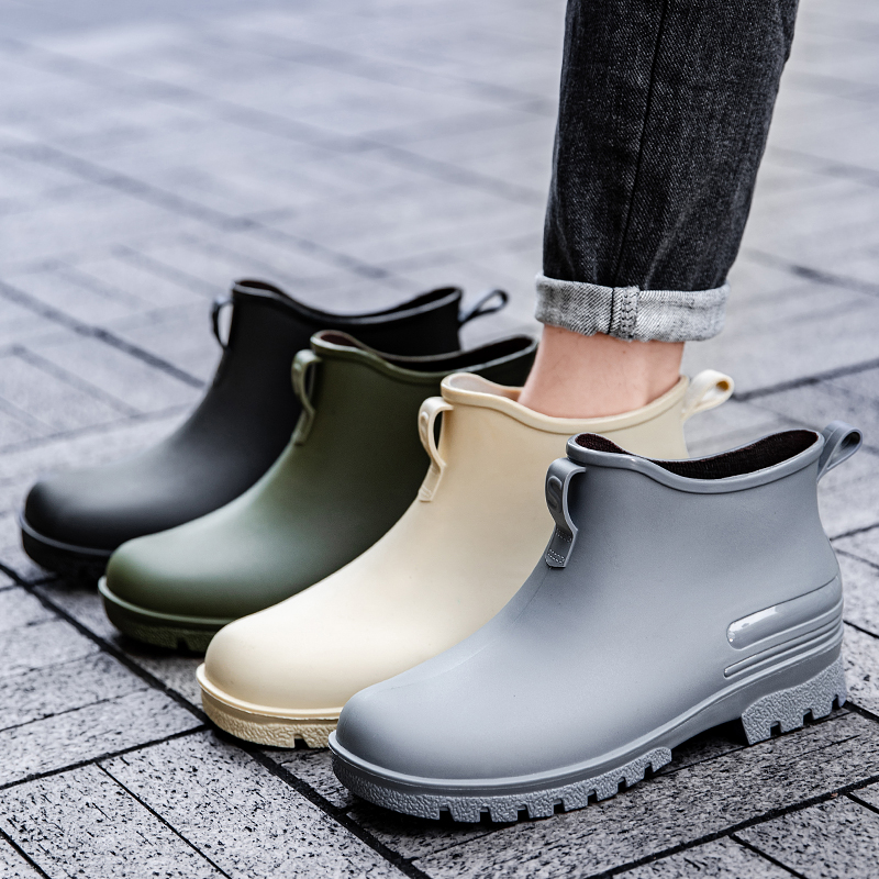 Men'S Shoes Water Resistant - Fashionable Waterproof Rain Boots for Men