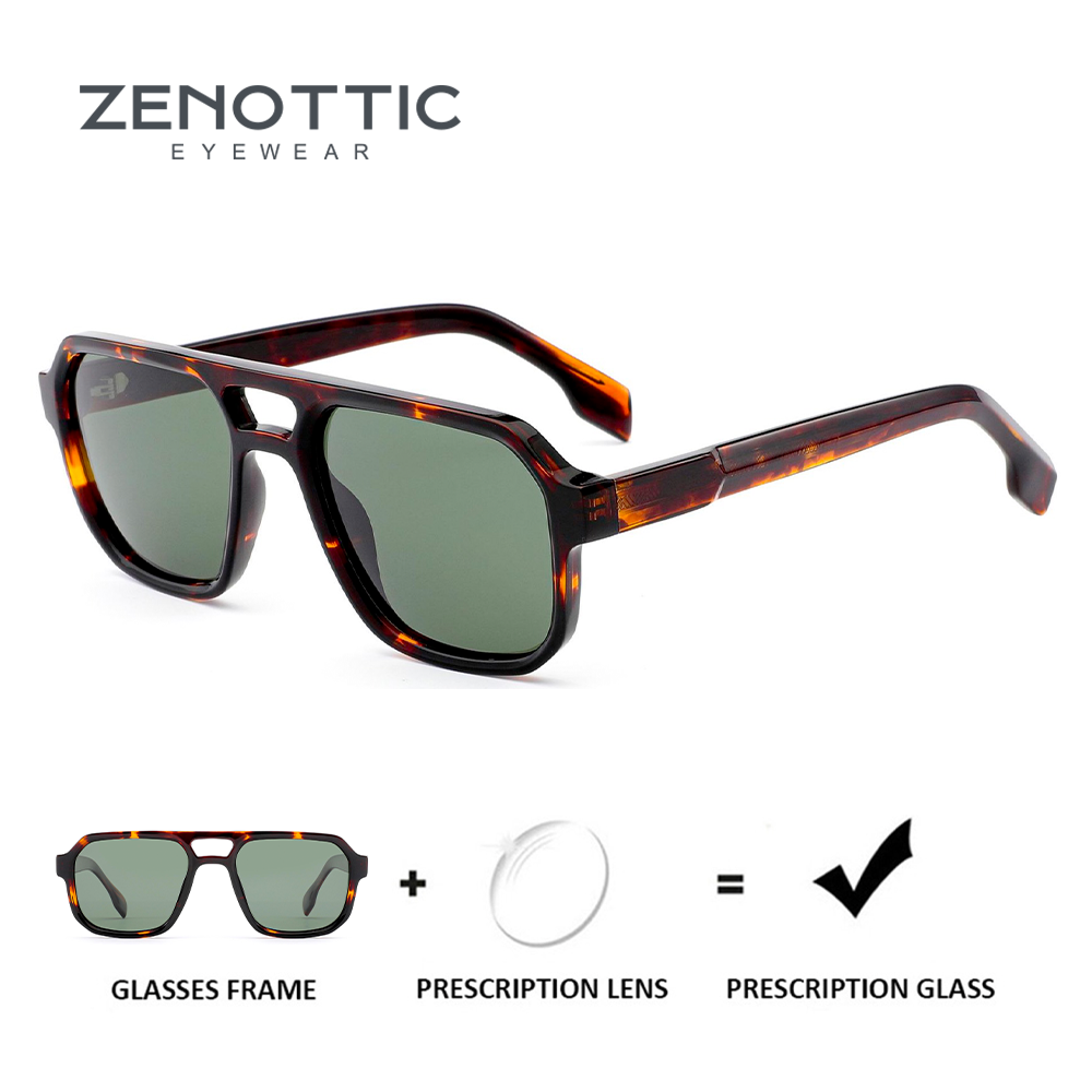 Men Shoes Zegna - ZENOTTIC Stylish Myopia Aviator Prescription Sunglasses