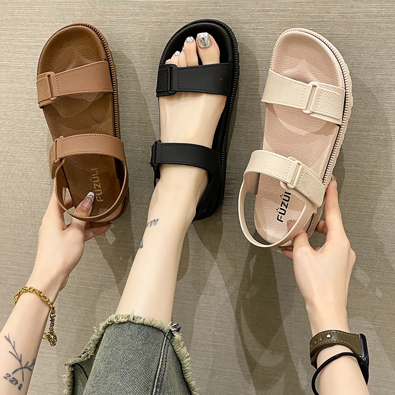 Summer Women's Sandals - Korea - Velcro Strap Sandal avis et prix