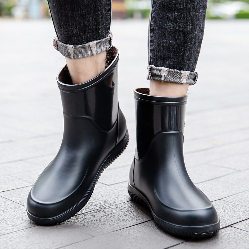 Men's Mid-calf Rain Boots. 202 - Men'S Shoes Water Resistant avis et prix