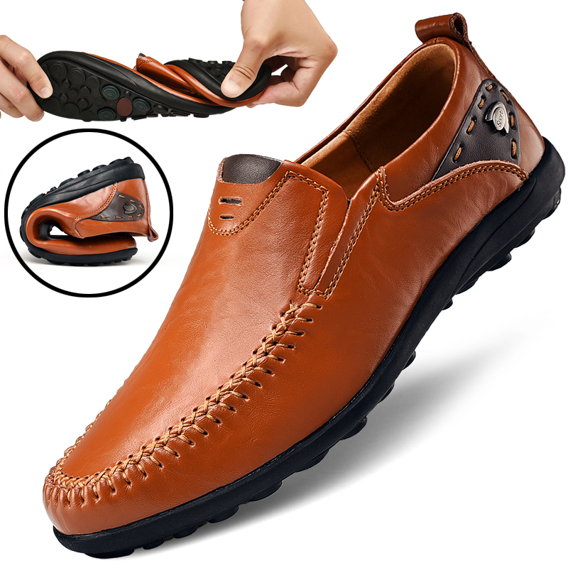Handmade Shoes Leather Casual  - Men Shoes Zegna avis et prix