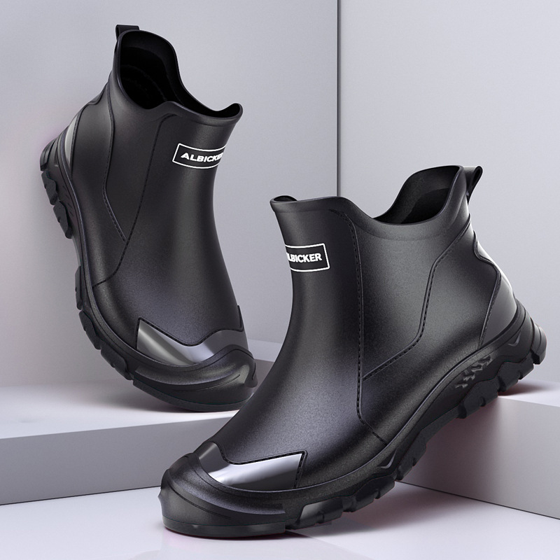 Men's Short Rain Boots Urban W - Men'S Shoes Water Resistant avis et prix
