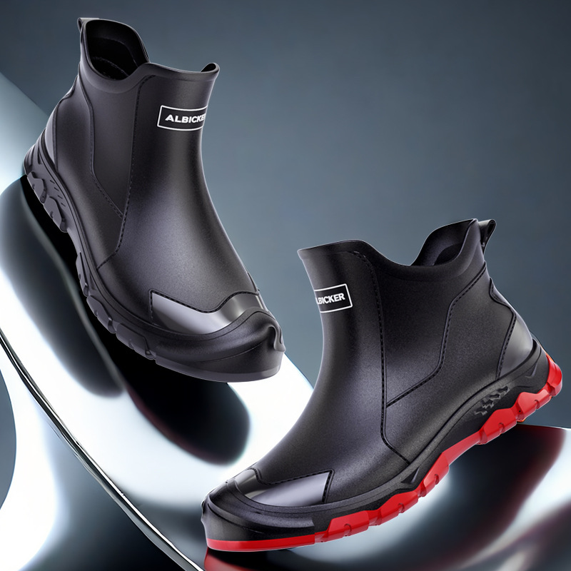 Men's Short Rain Boots Urban W - Men'S Shoes Water Resistant avis et prix