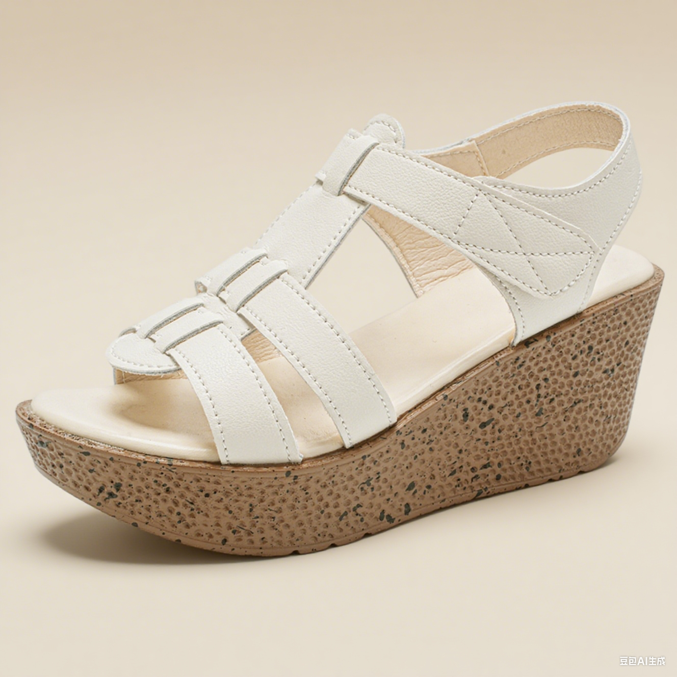 Retro Summer Cross Strap Velcr - Velcro Strap Sandal avis et prix