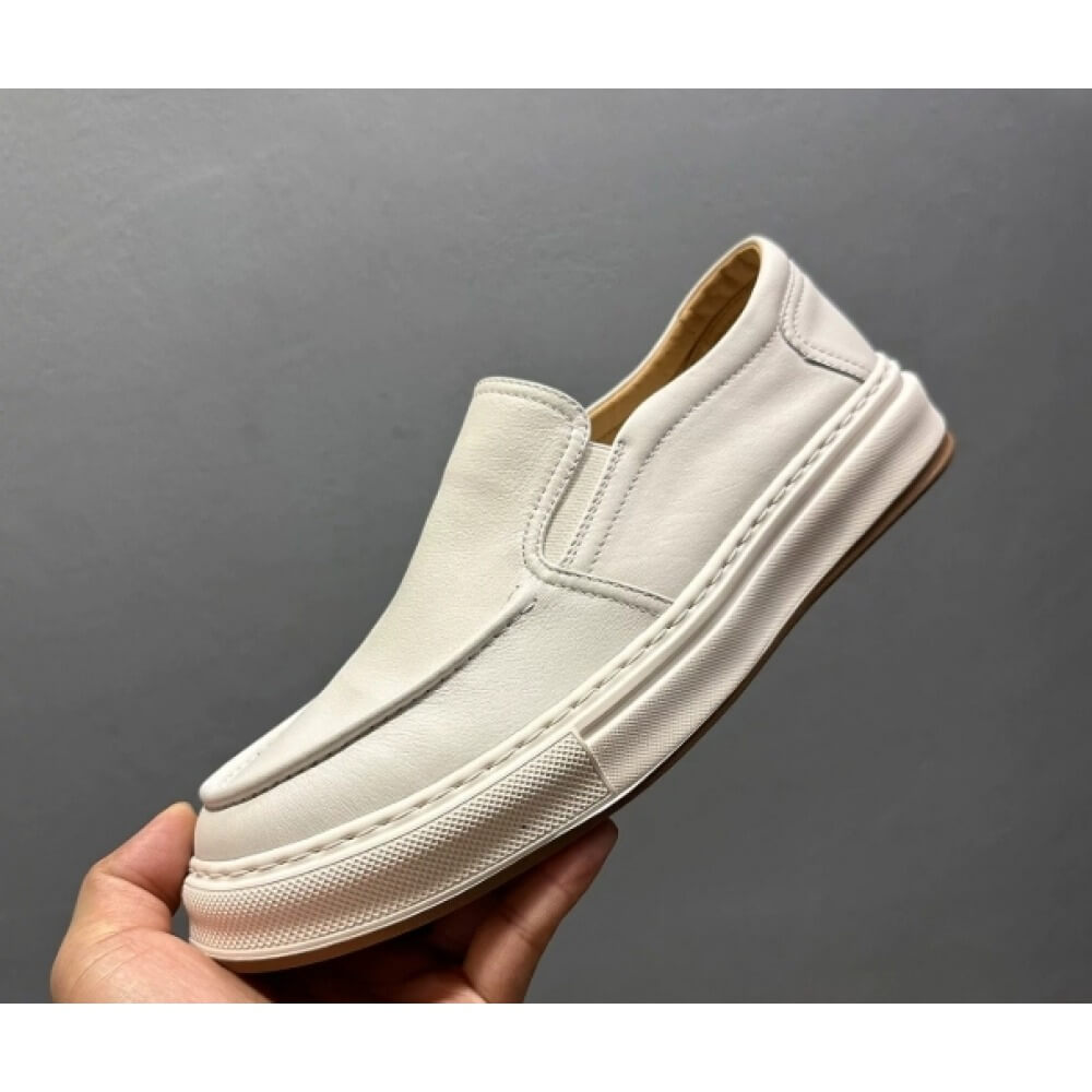 Luxury White Leather Casual Lo - Men'S Shoes Smart avis et prix