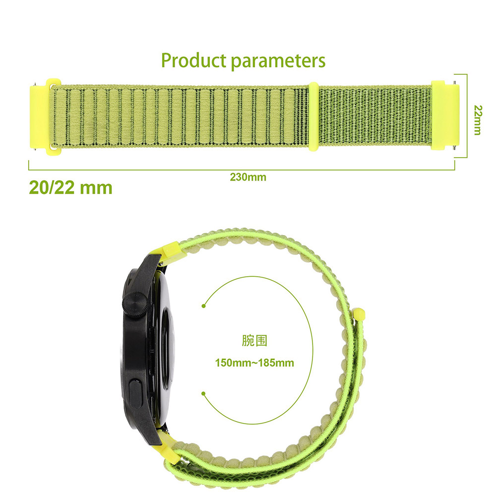 22mm Nylon Strap For Haylou So - Velcro Strap Sandal avis et prix