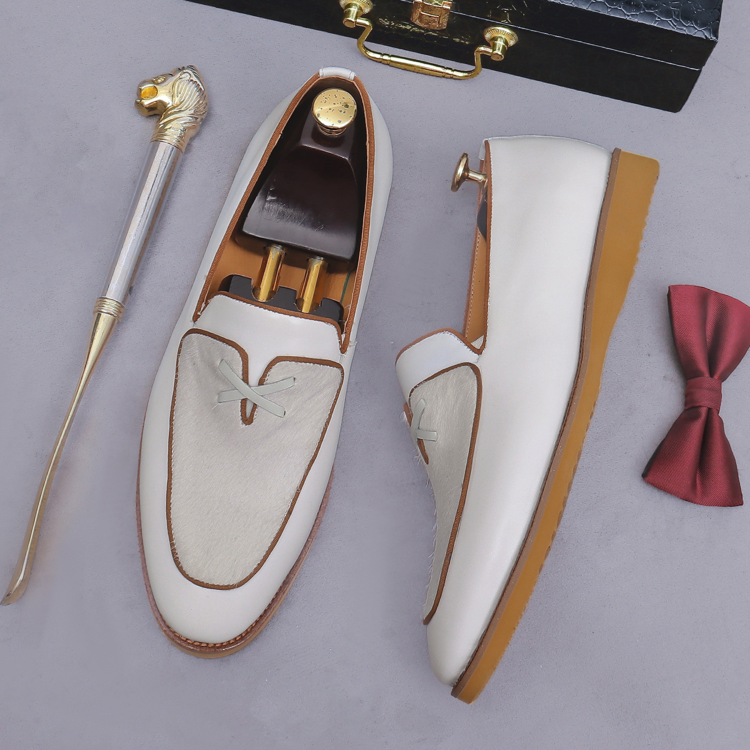 Men's Two-Tone Loafers Calf Ha - Men'S Shoes Smart avis et prix