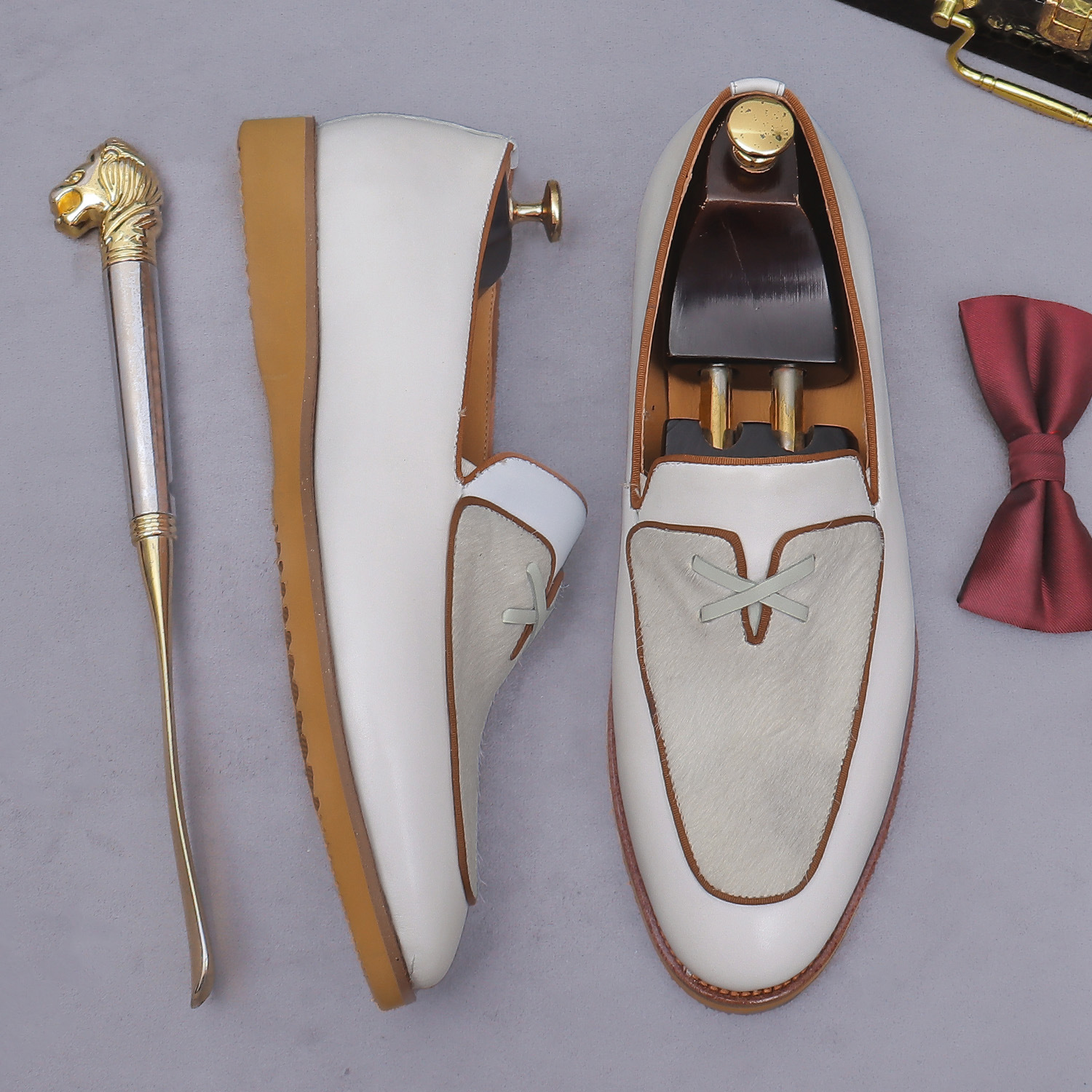 Men's Two-Tone Loafers Calf Ha - Men'S Shoes Smart avis et prix