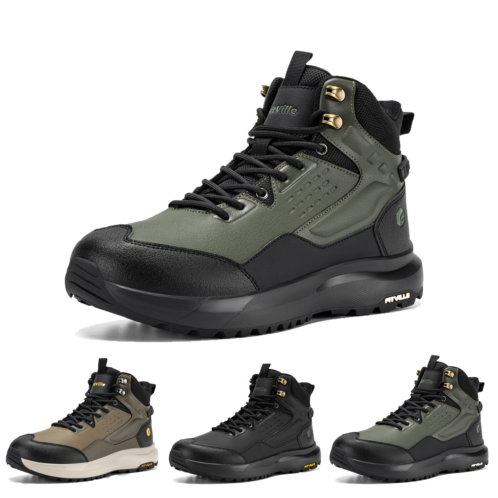 FitVille Men's Wide Hiking Boo - Men'S Shoes Water Resistant avis et prix