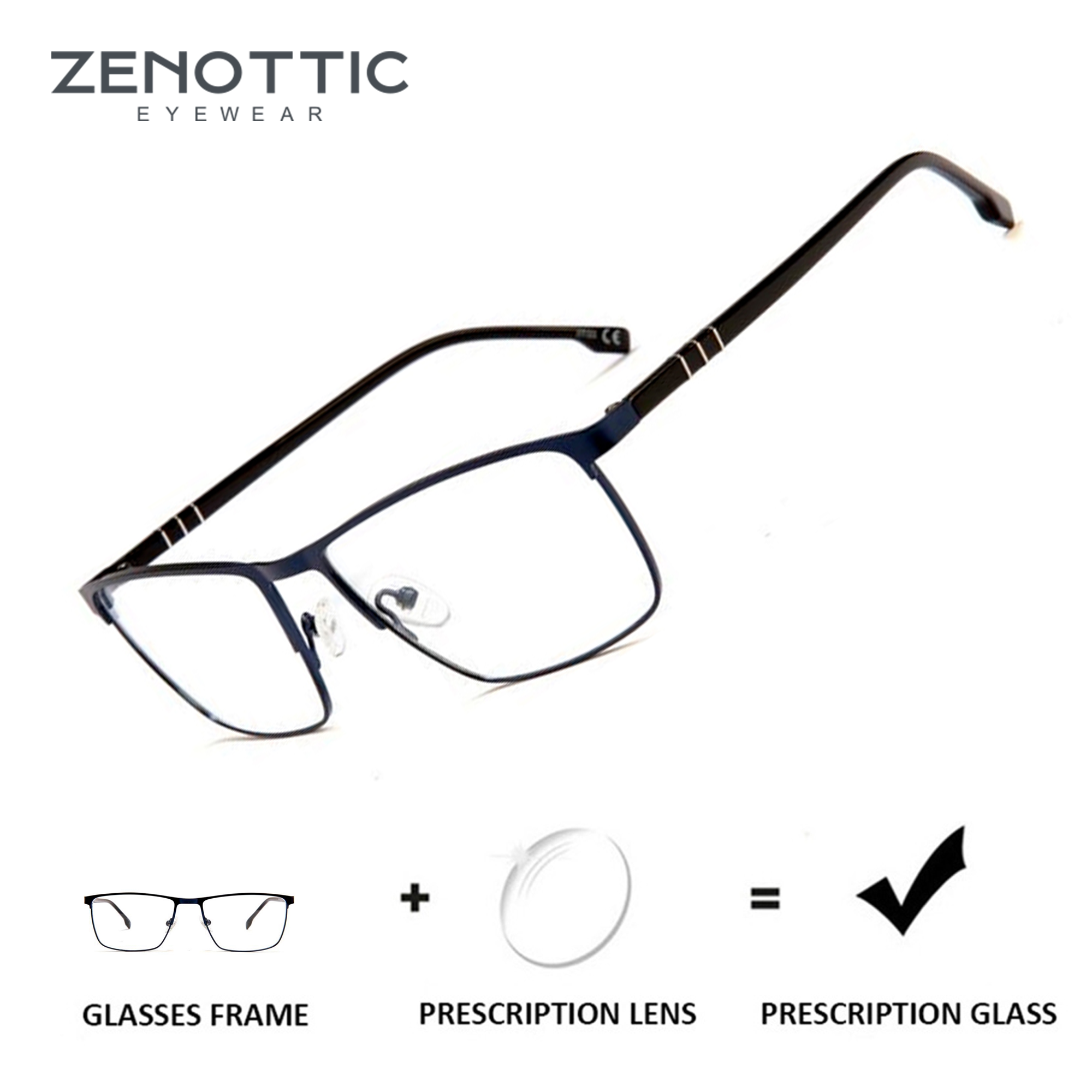 ZENOTTIC Trendy Square Prescri - Men Shoes Zegna avis et prix