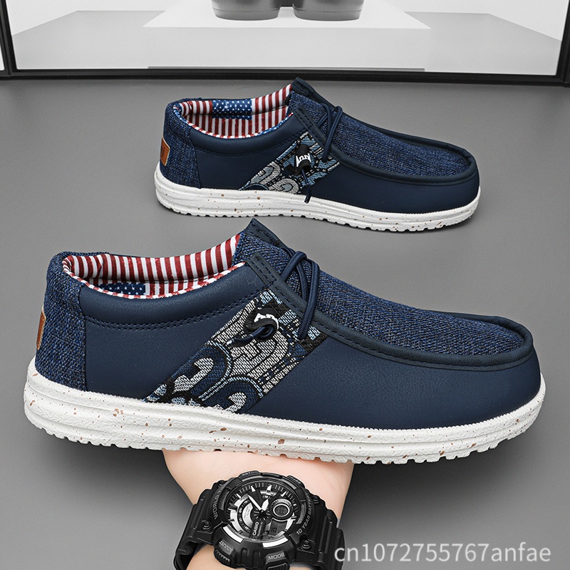 Hot Sale Blue/Black Men Loafer - Men Shoes Sale avis et prix
