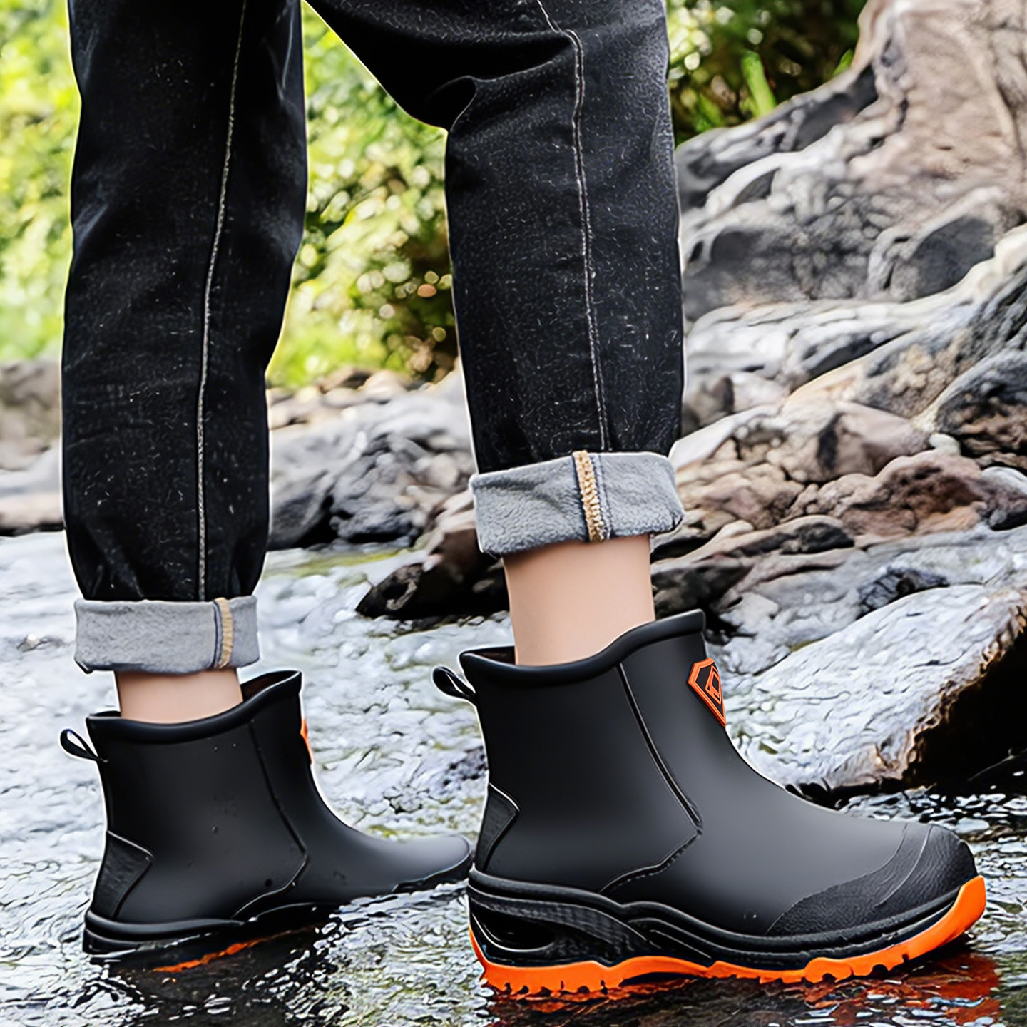 Wear resistant thick soled wat - Men'S Shoes Water Resistant avis et prix