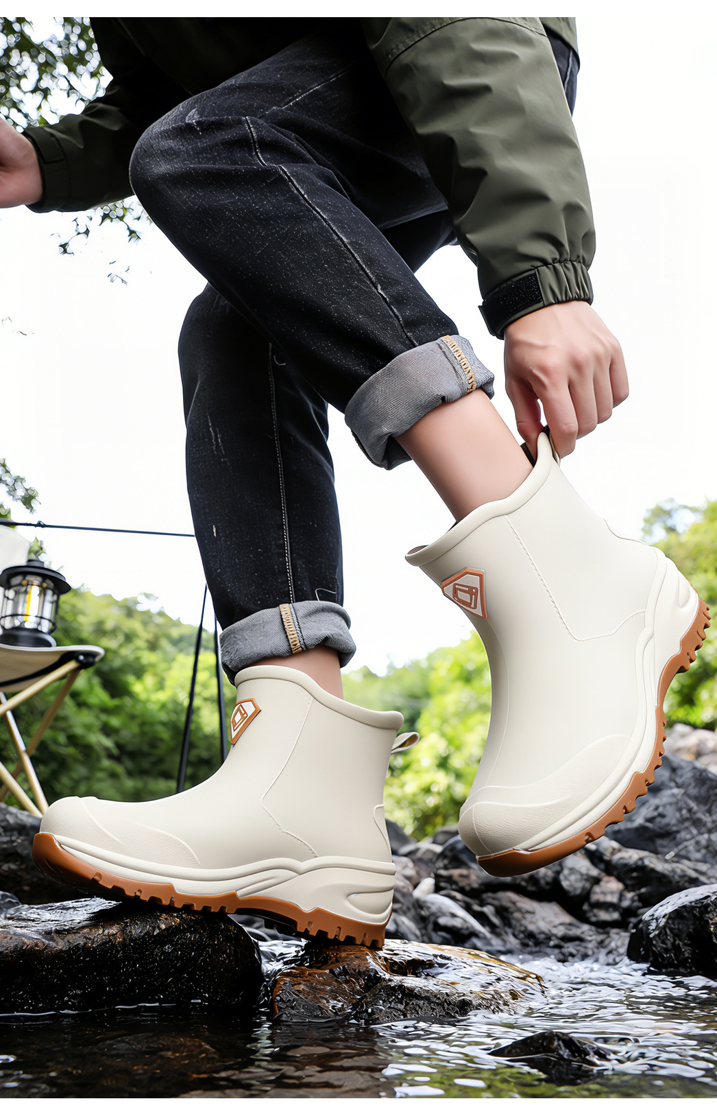 Wear resistant thick soled wat - Men'S Shoes Water Resistant avis et prix