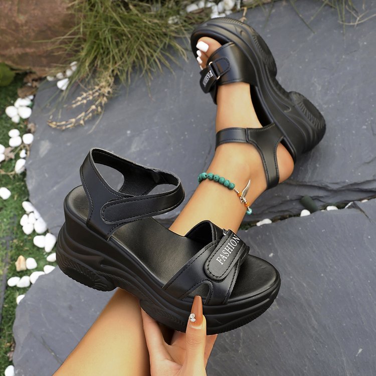 Casual Sporty Women's Sandals  - Velcro Strap Sandal avis et prix