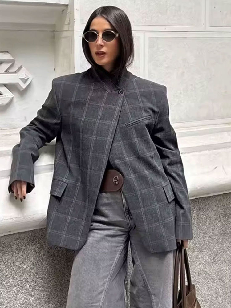 HH Women Fashion Plaid Blazer  - Men Shoes Jd avis et prix