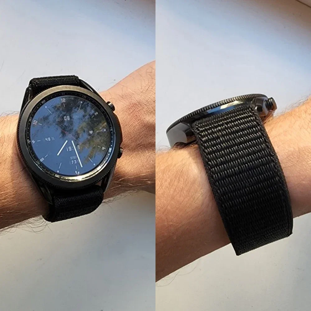 26mm 22mm Nylon Loop Watch Ban - Velcro Strap Sandal avis et prix