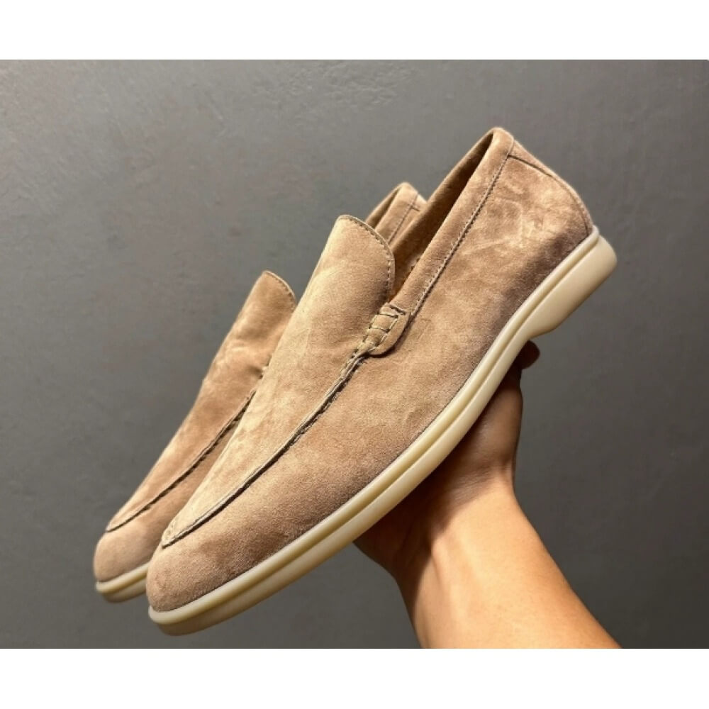 Luxury Beige Suede Casual Loaf - Men'S Shoes Smart avis et prix