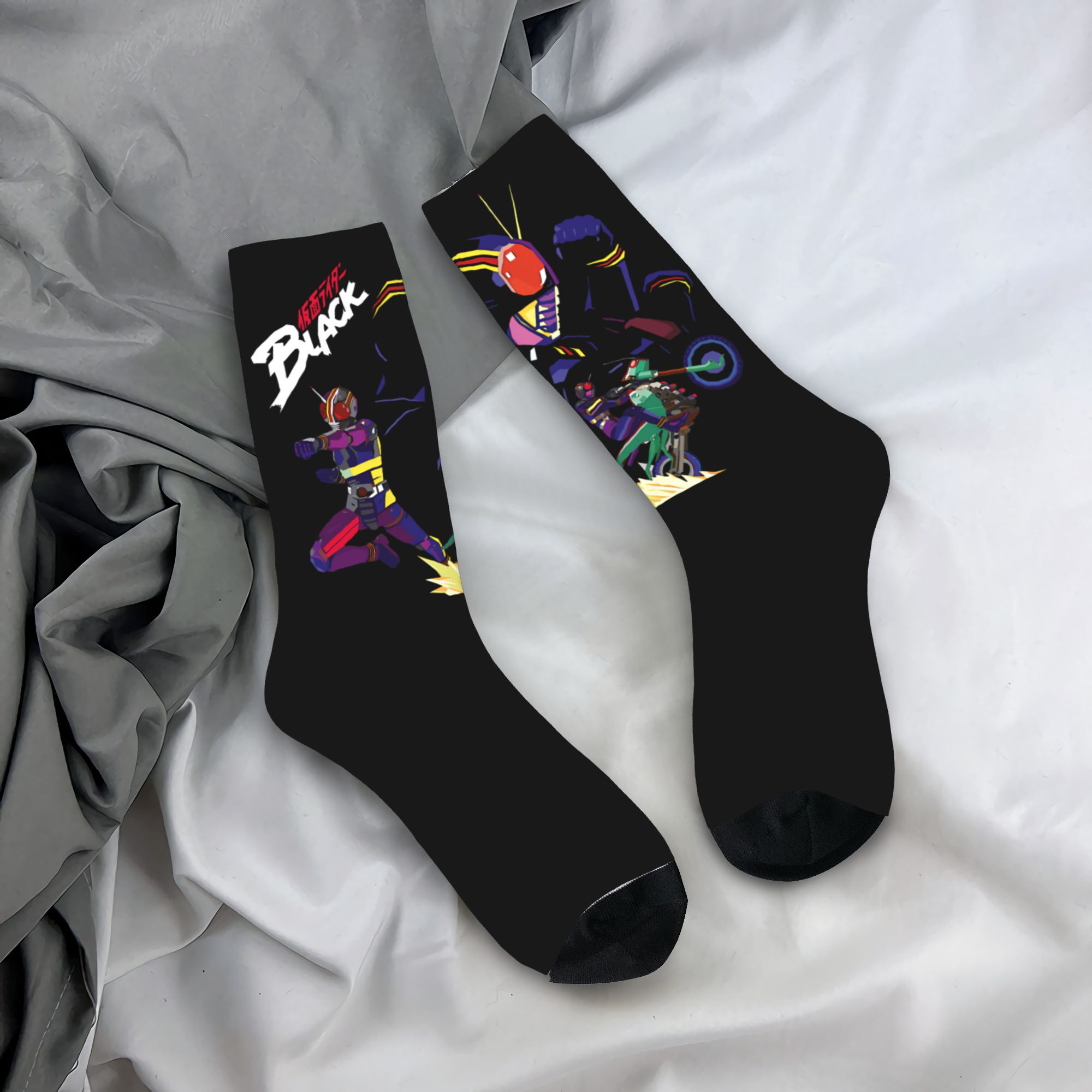 Kamen Rider Black  Middle Sock - Men'S Shoes For Crews avis et prix