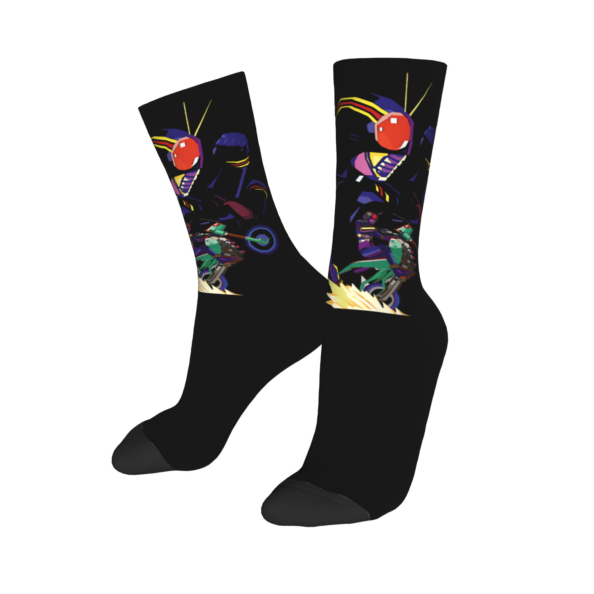 Kamen Rider Black  Middle Sock - Men'S Shoes For Crews avis et prix