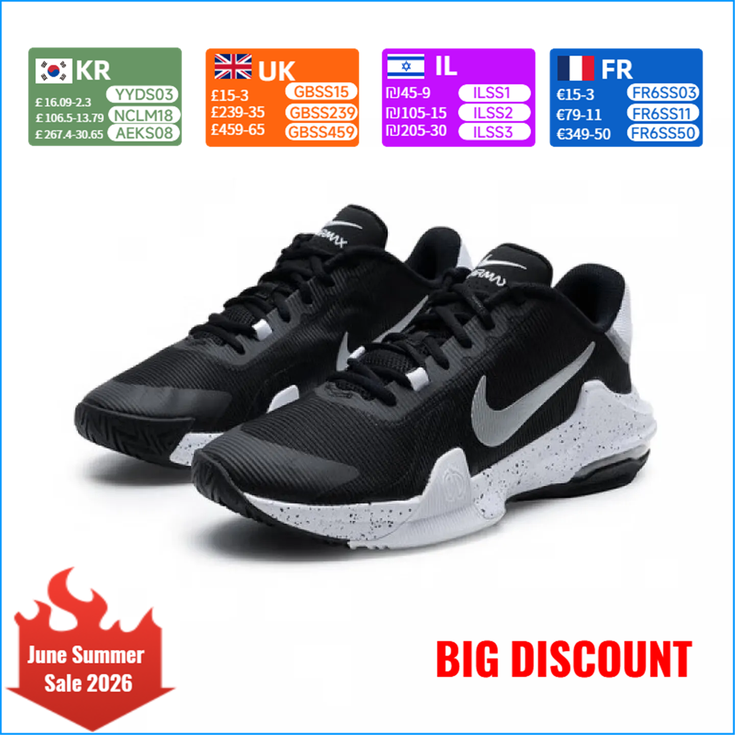 Nike Air Max Impact 4 Low-Top  - Men'S Shoes Nike Black avis et prix