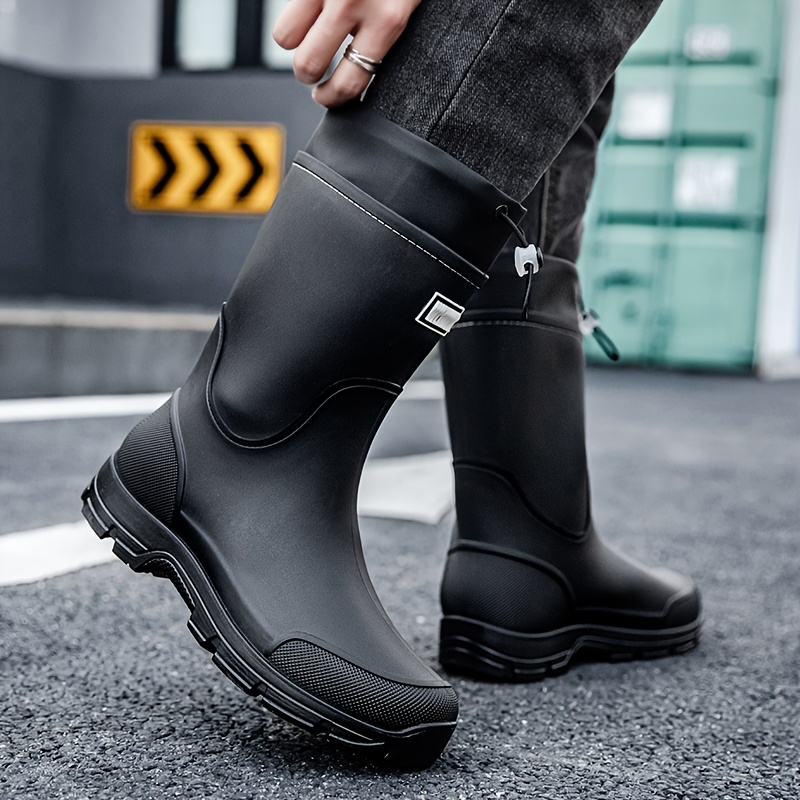 Men waterproof Rain Boots Mid  - Men'S Shoes Water Resistant avis et prix